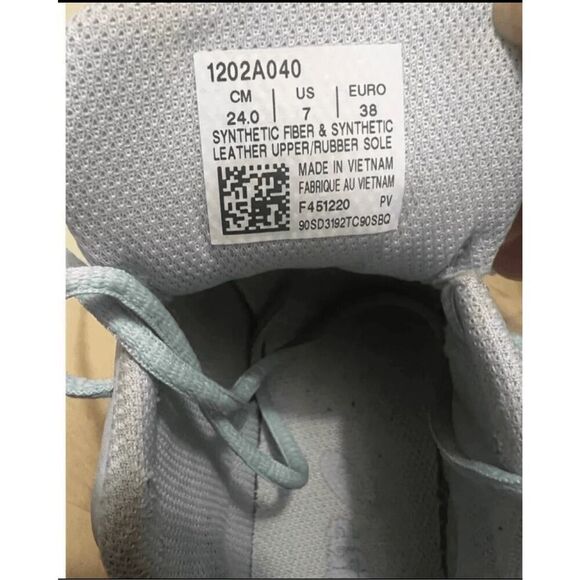 Asics Gel Quantum 90 Blue Running Women Sneakers Size 7 Sportstyle Shoes - Picture 10 of 13